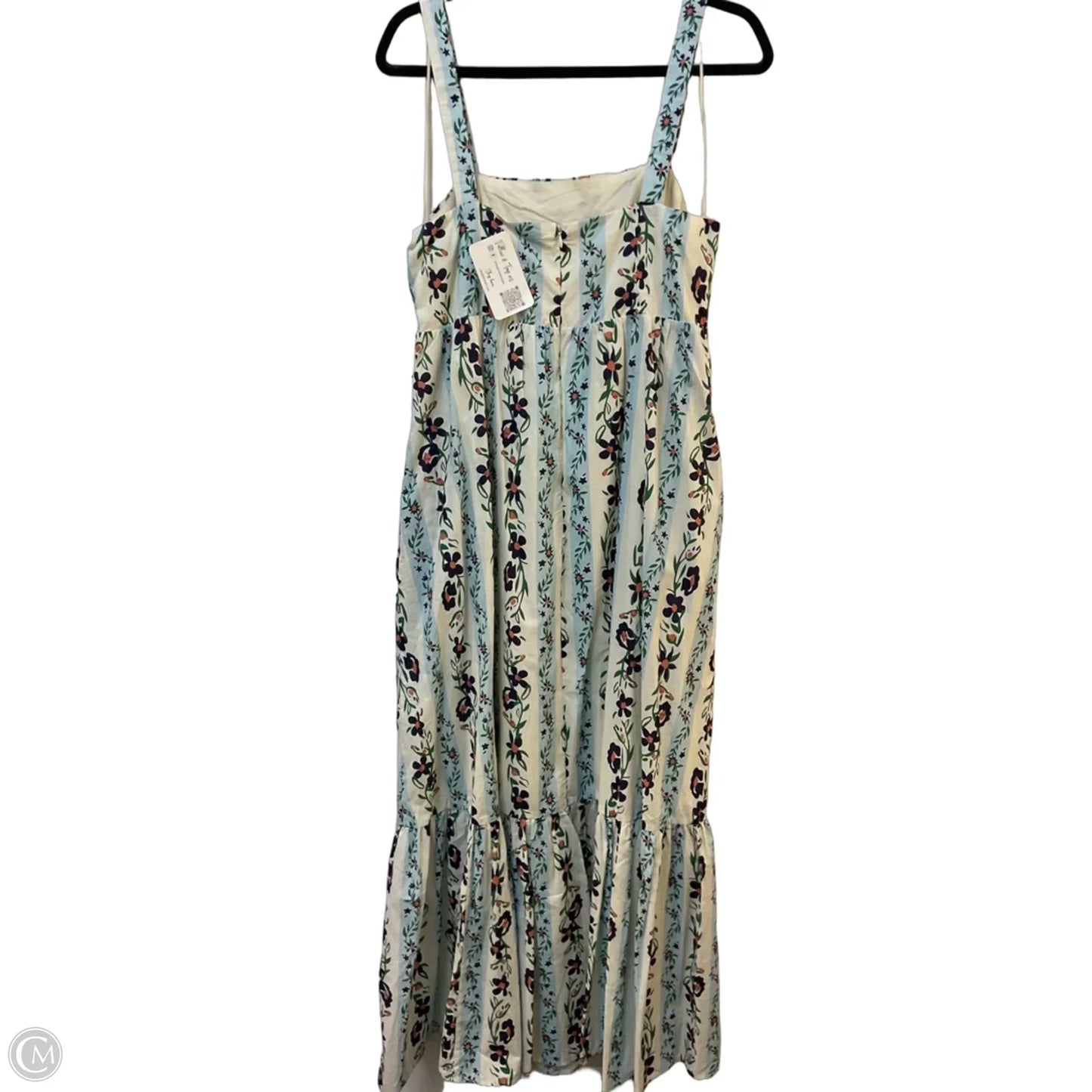 Dress Casual Maxi By Mable In Blue & Green, Size: L