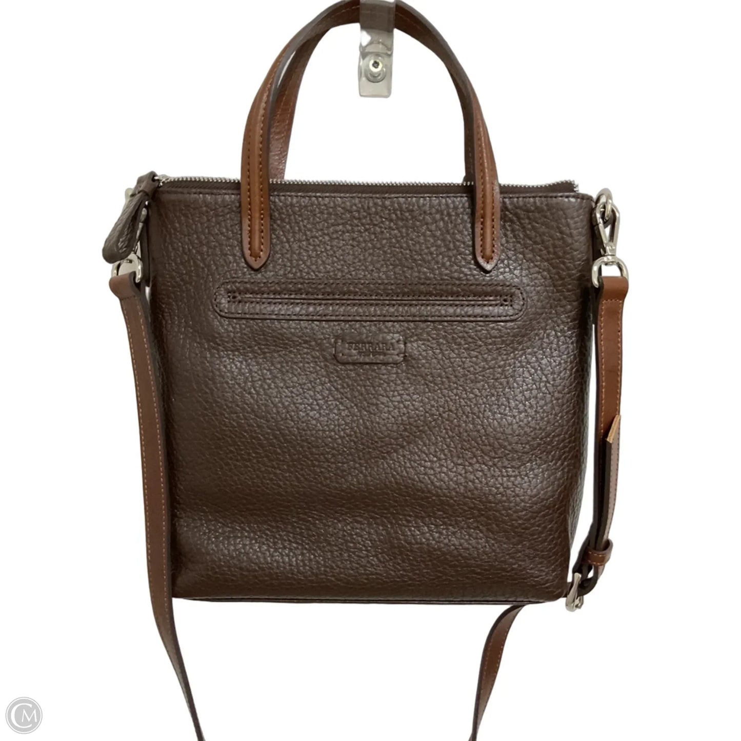Handbag Leather By Brighton, Size: Large