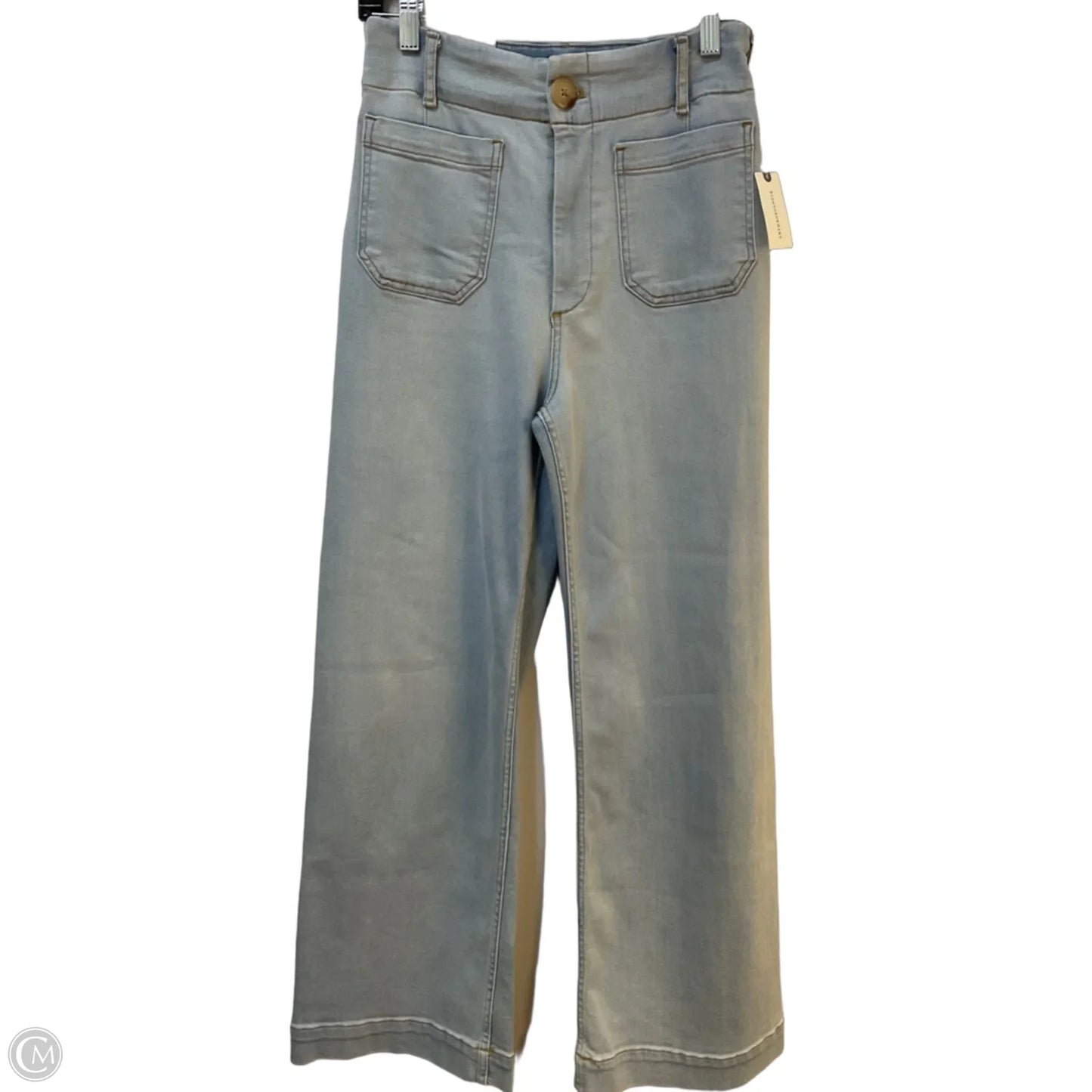 Jeans Wide Leg By Maeve In Blue Denim, Size: 6