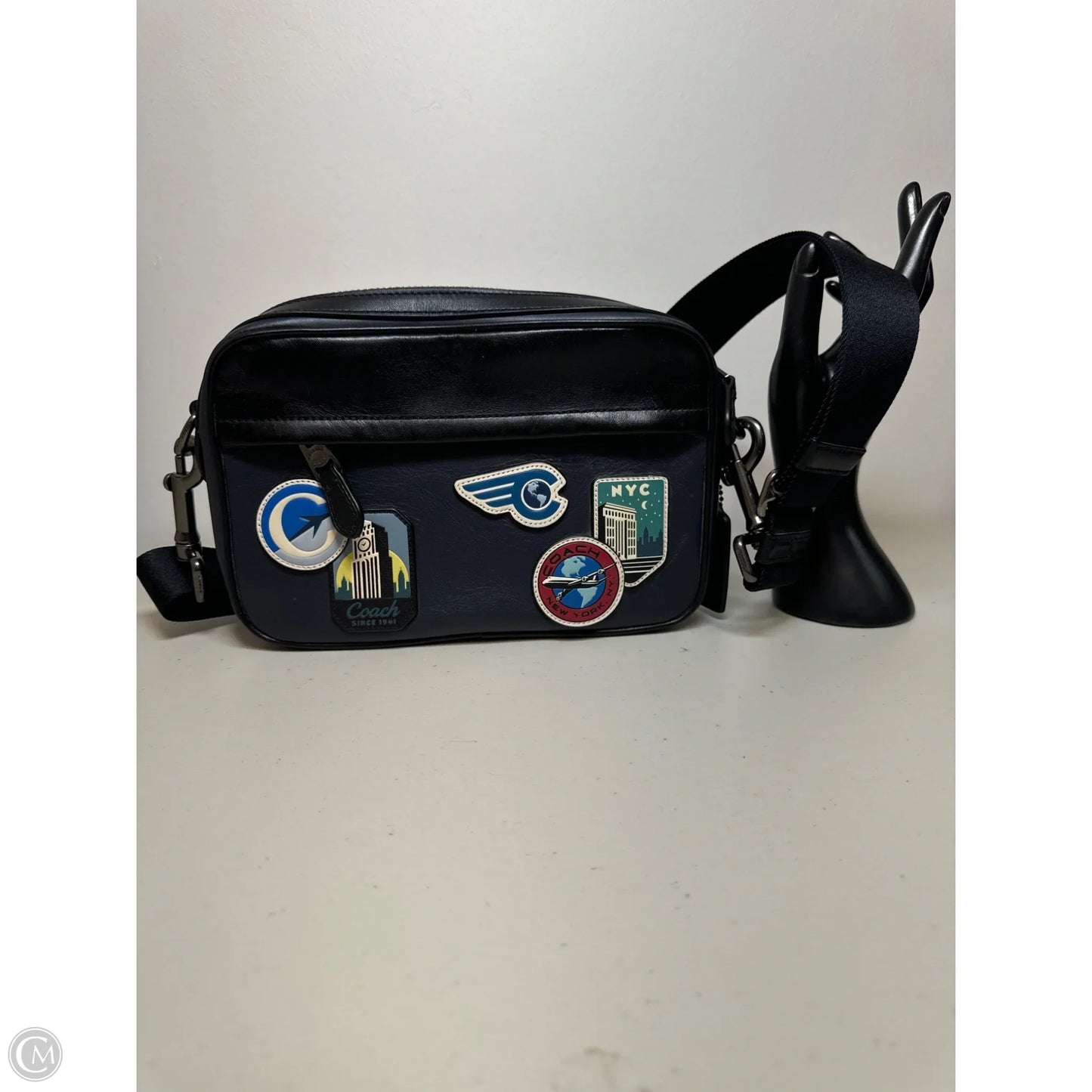 Crossbody Designer By Coach, Size: Medium