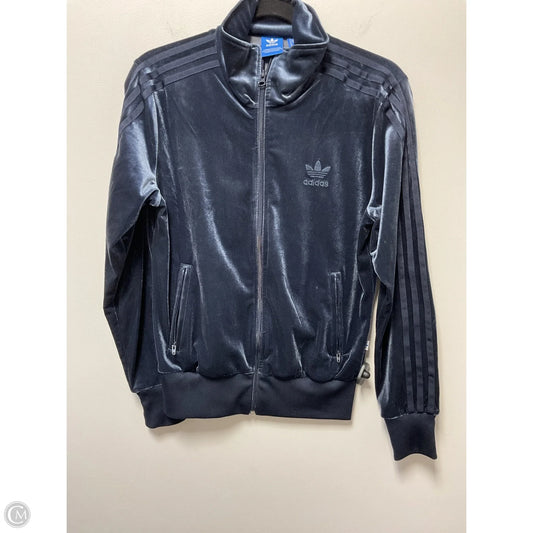 Athletic Jacket By Adidas In Blue, Size: S