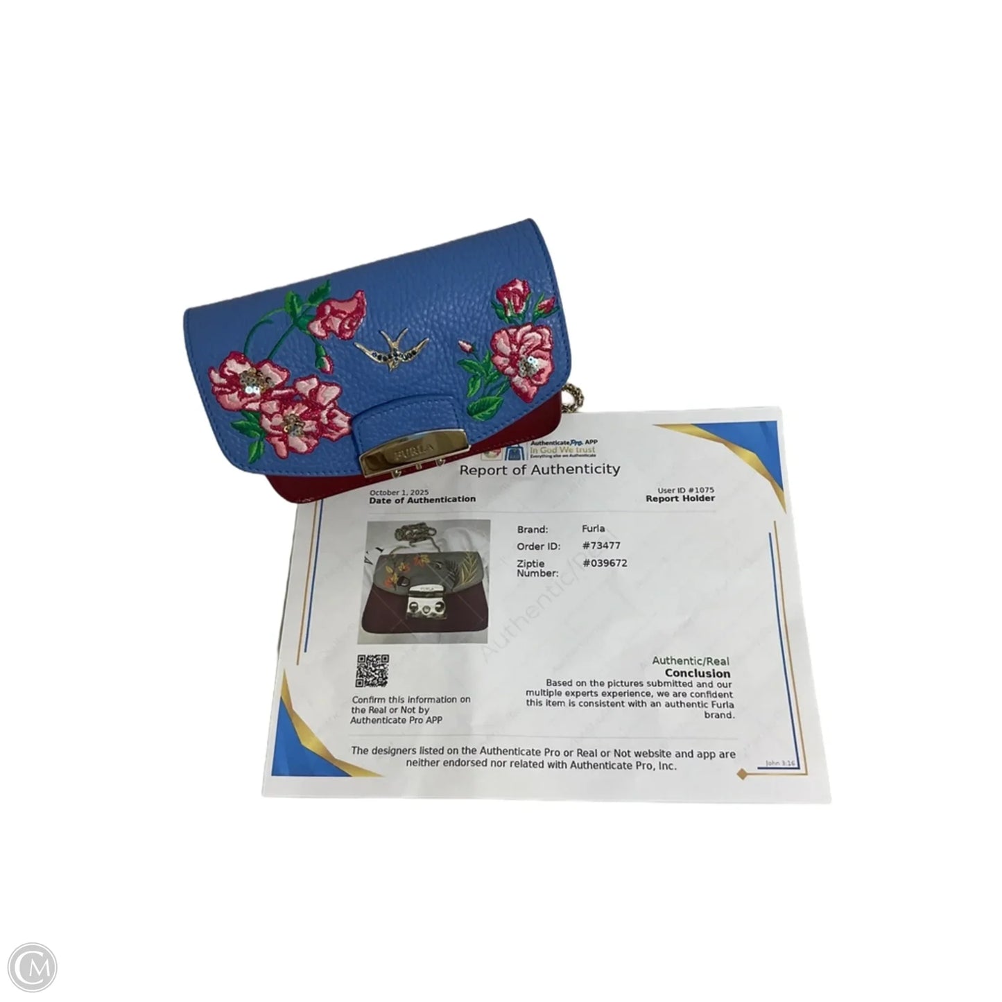 Handbag Luxury Designer By Furla, Size: Small