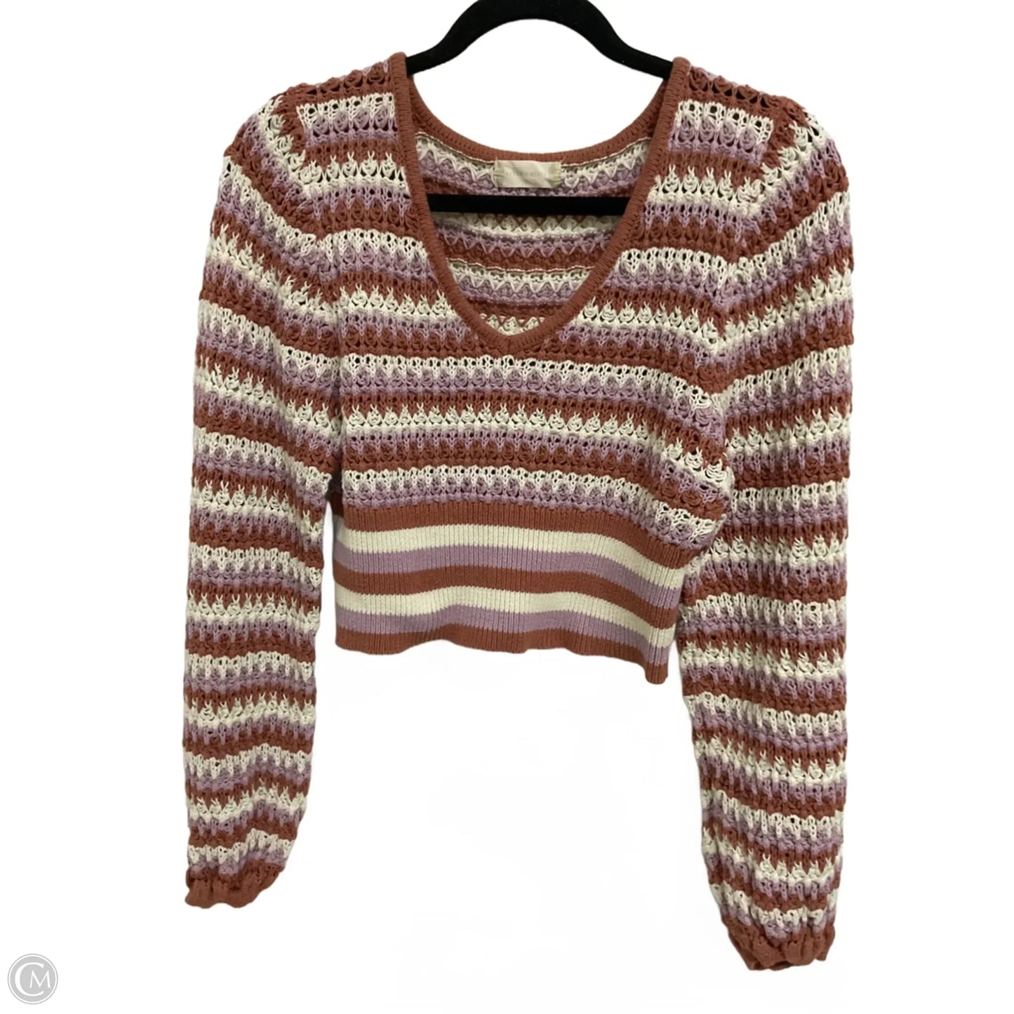 Sweater By Altard State In Striped Pattern, Size: M