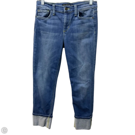 Jeans Cropped By Joes Jeans In Blue Denim, Size: 2