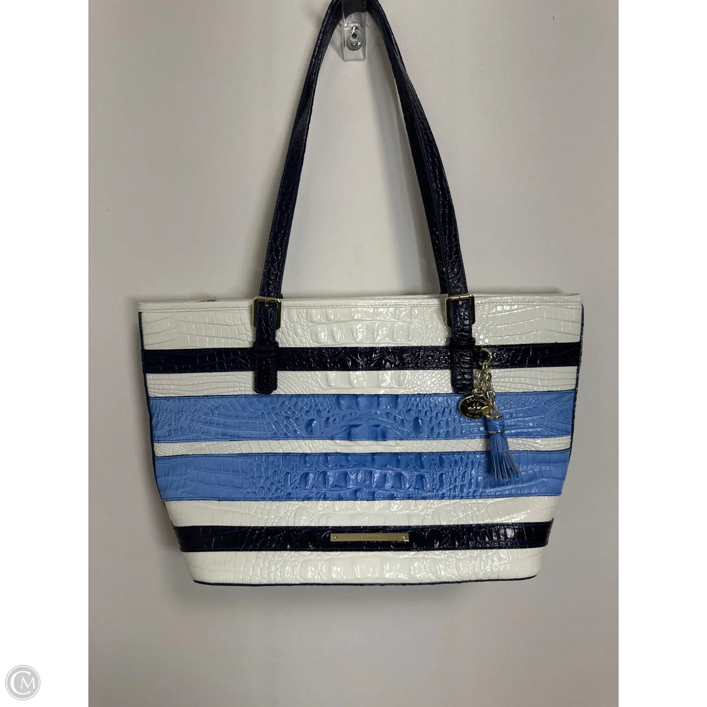 Handbag Designer By Brahmin, Size: Large