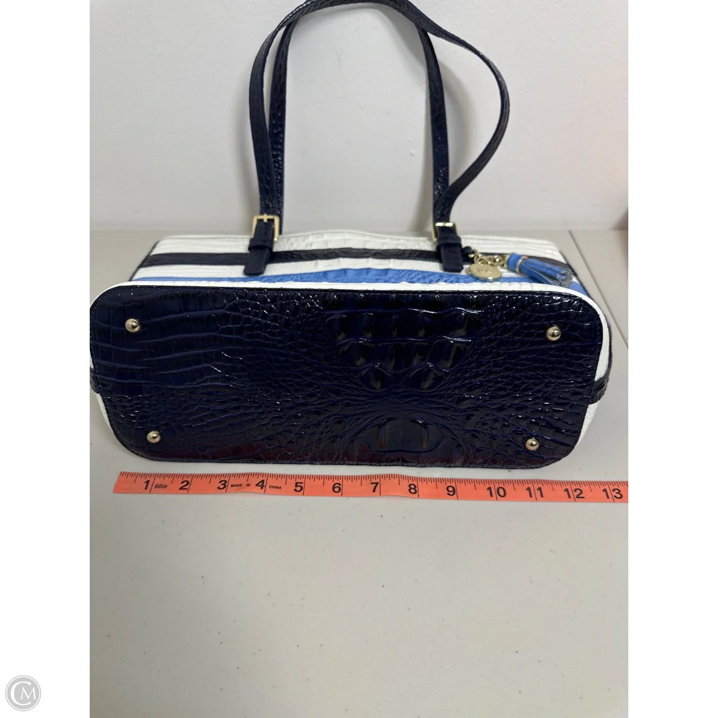 Handbag Designer By Brahmin, Size: Large