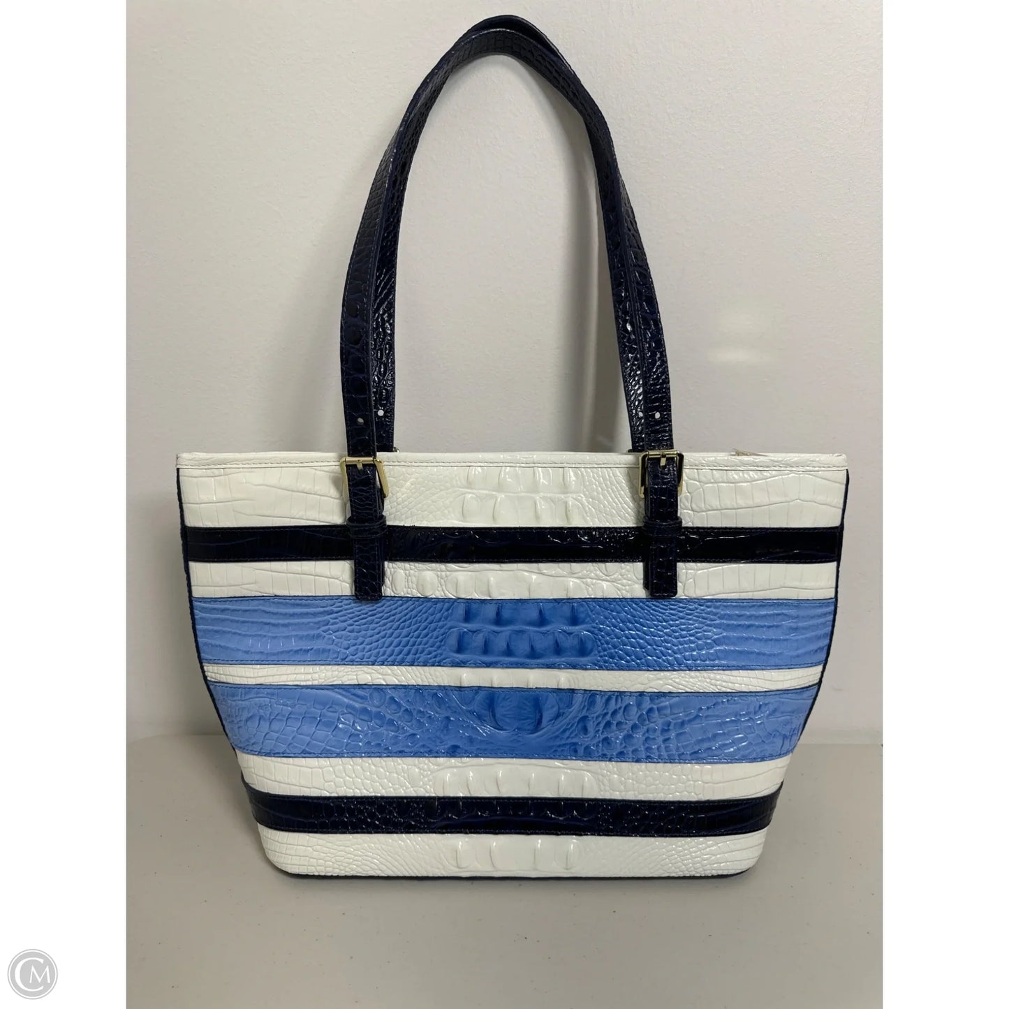 Handbag Designer By Brahmin, Size: Large