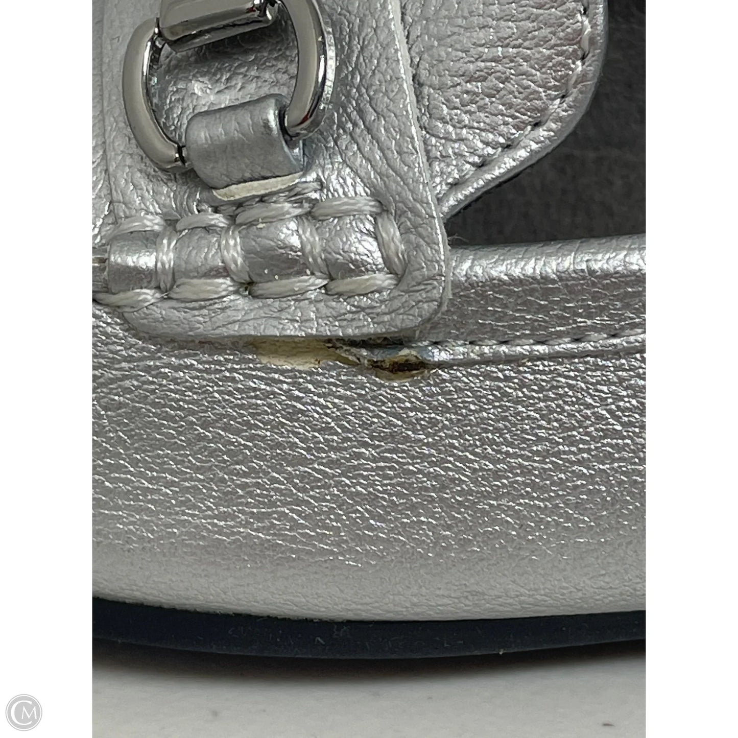 Shoes Flats By Aerosoles In Silver, Size: 6.5