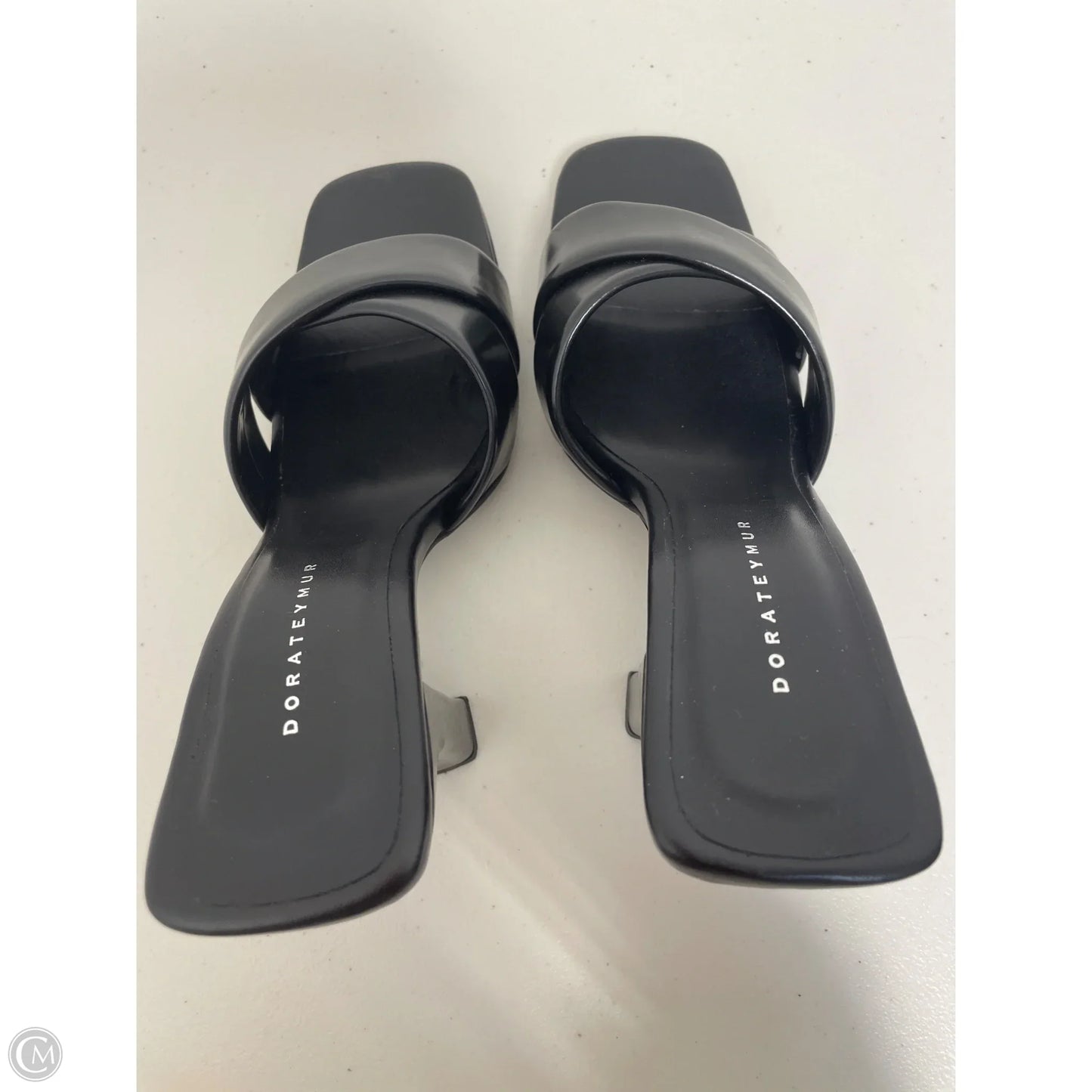 Sandals Heels Block By Cmc In Black, Size: 8.5