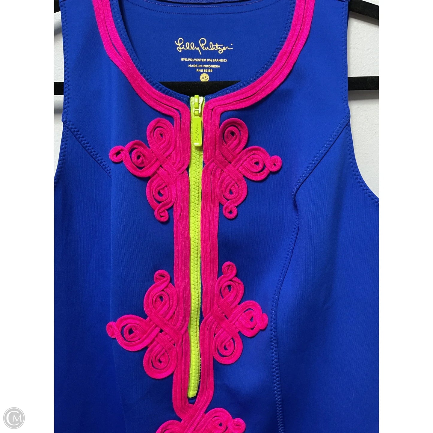 Dress Designer By Lilly Pulitzer In Blue, Size: Xs