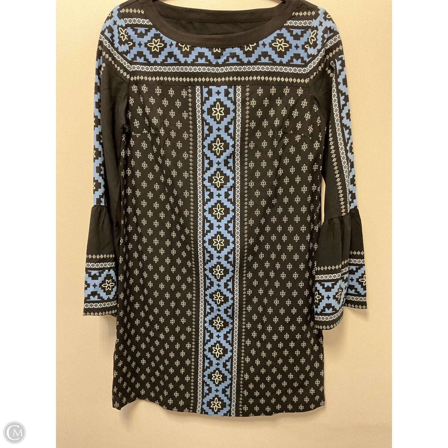 Dress Casual Midi By Loft In Black & White, Size: Xs