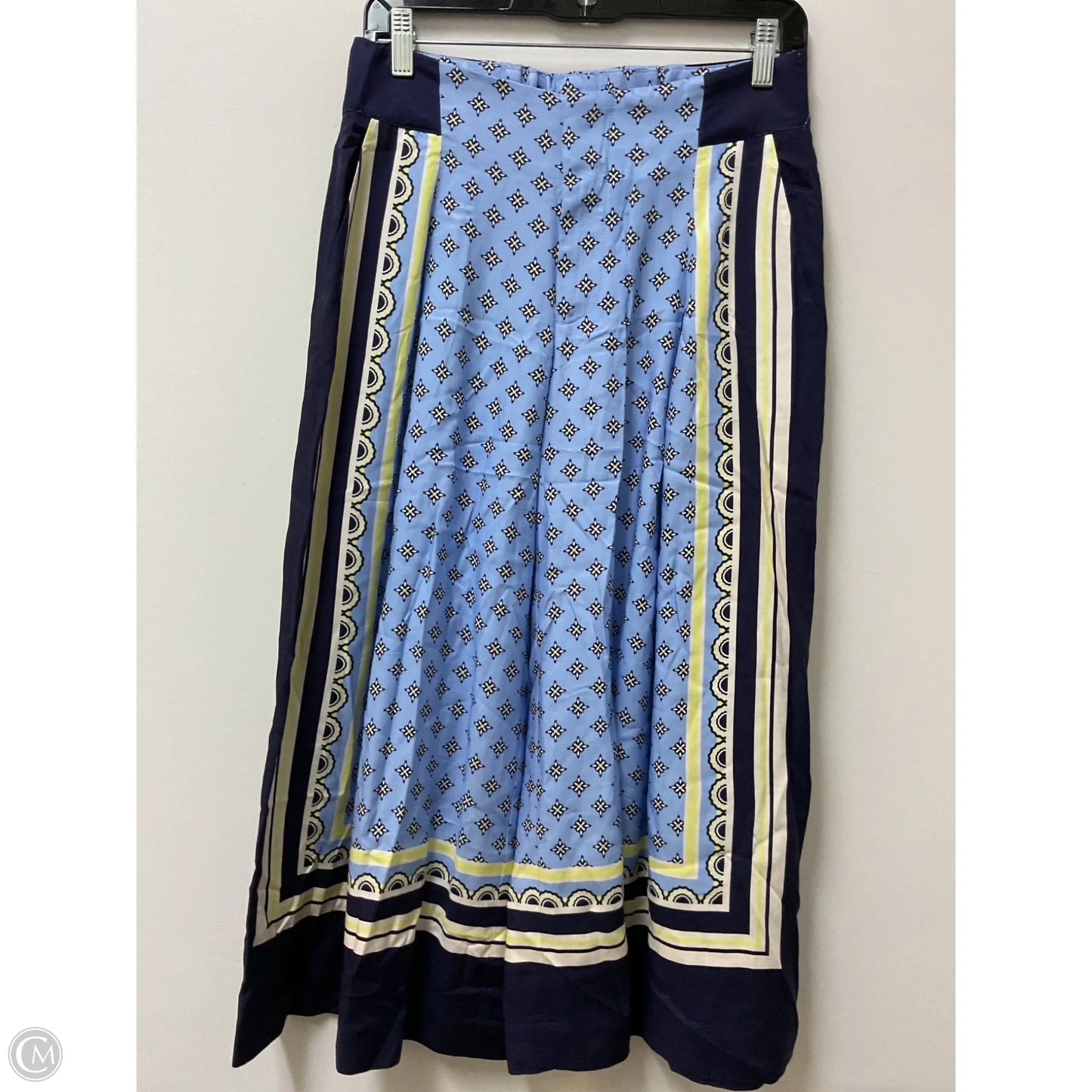 Pants Wide Leg By Maeve In Blue & Yellow, Size: Xxs