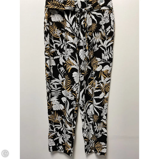 Pants Lounge By Clothes Mentor In Black & Gold, Size: L