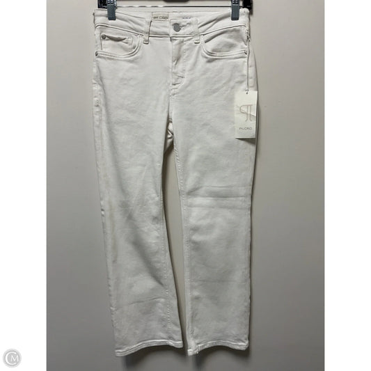 Jeans Straight By Pilcro In White Denim, Size: 4p