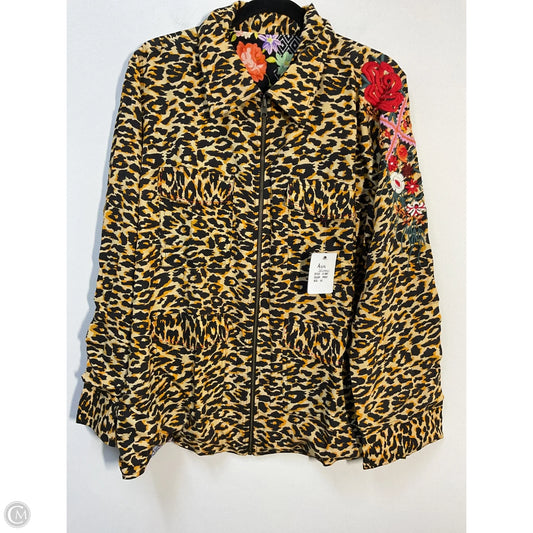 Jacket Shirt By Cmc In Animal Print, Size: Xs