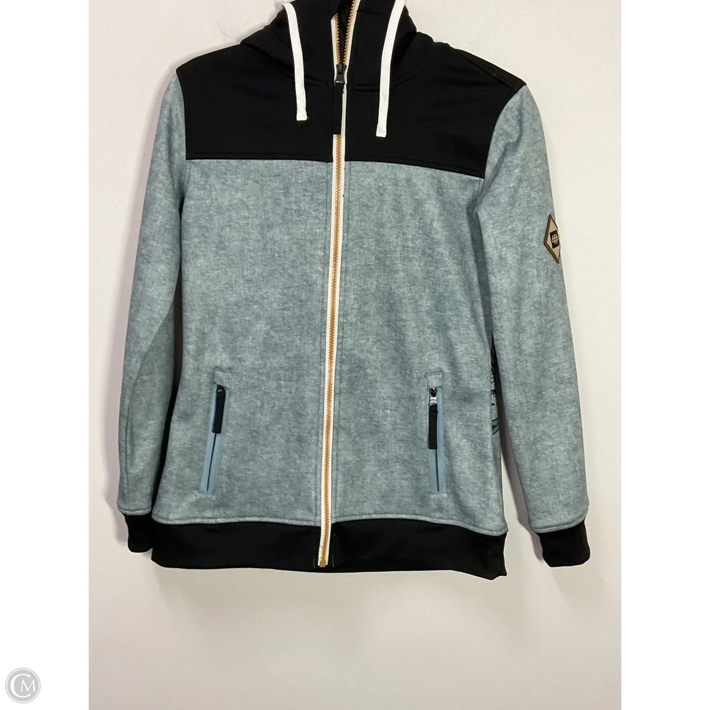 Jacket Other By Clothes Mentor In Black & Grey, Size: S