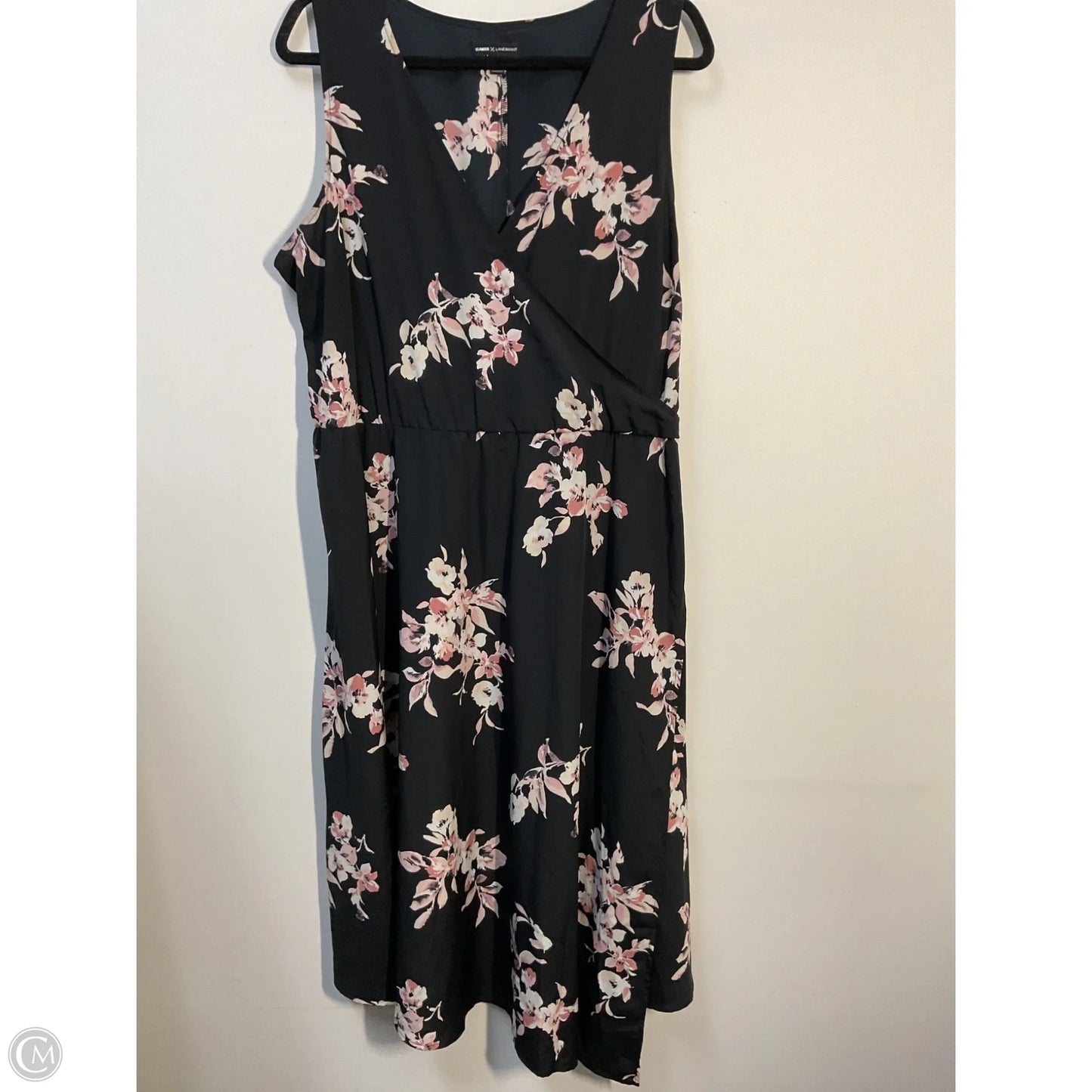 Dress Casual Midi By Lane Bryant In Black, Size: 2x