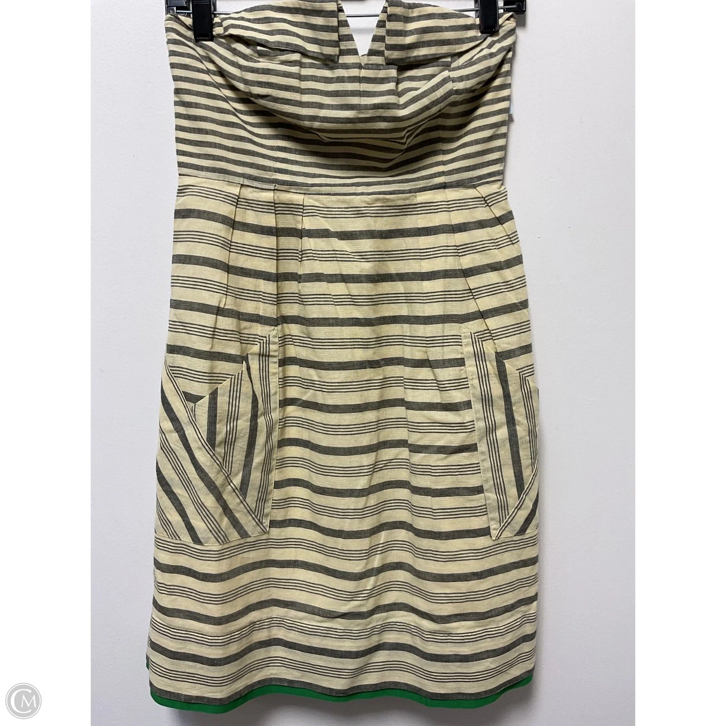 Dress Casual Short By Maeve In Cream & Grey, Size: Xs