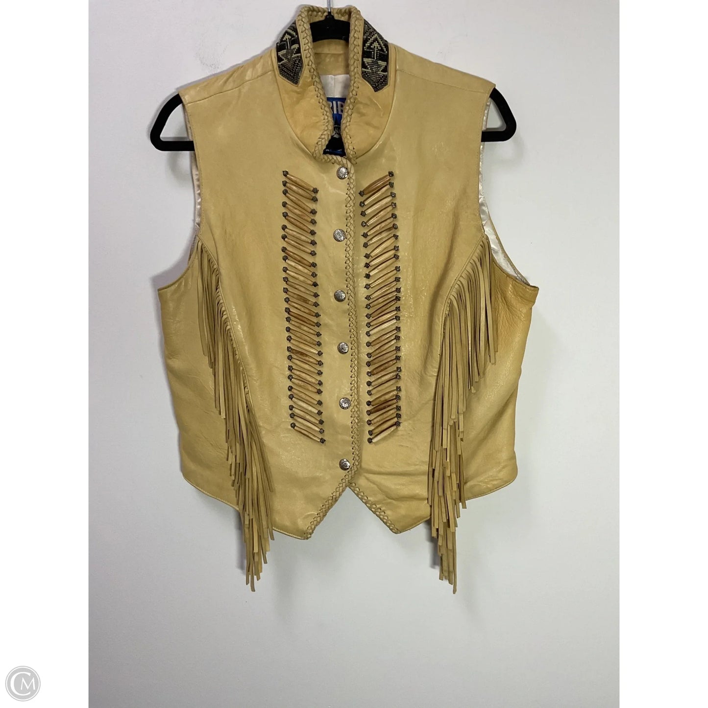 Vest Other By Cmb In Cream, Size: L