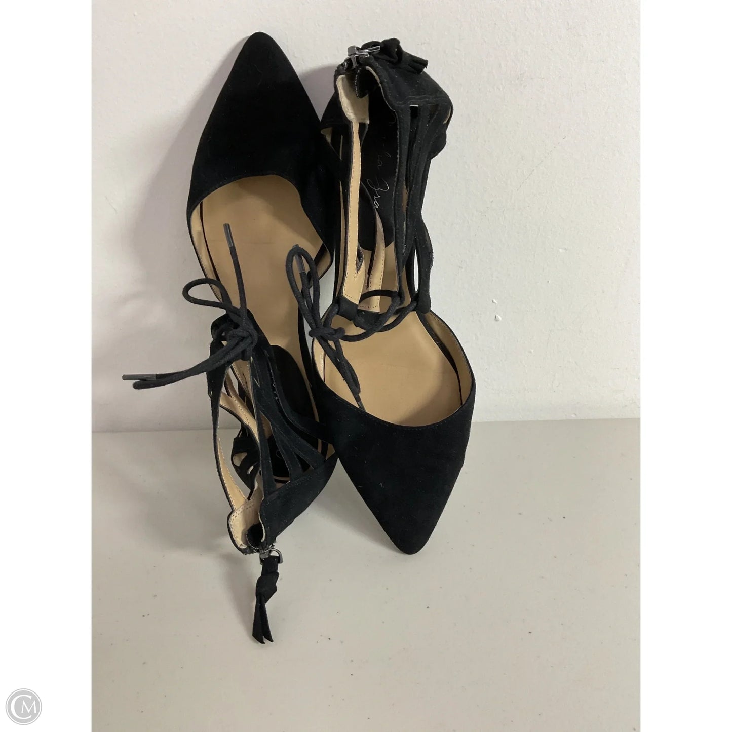 Shoes Flats By Clothes Mentor In Black, Size: 8.5
