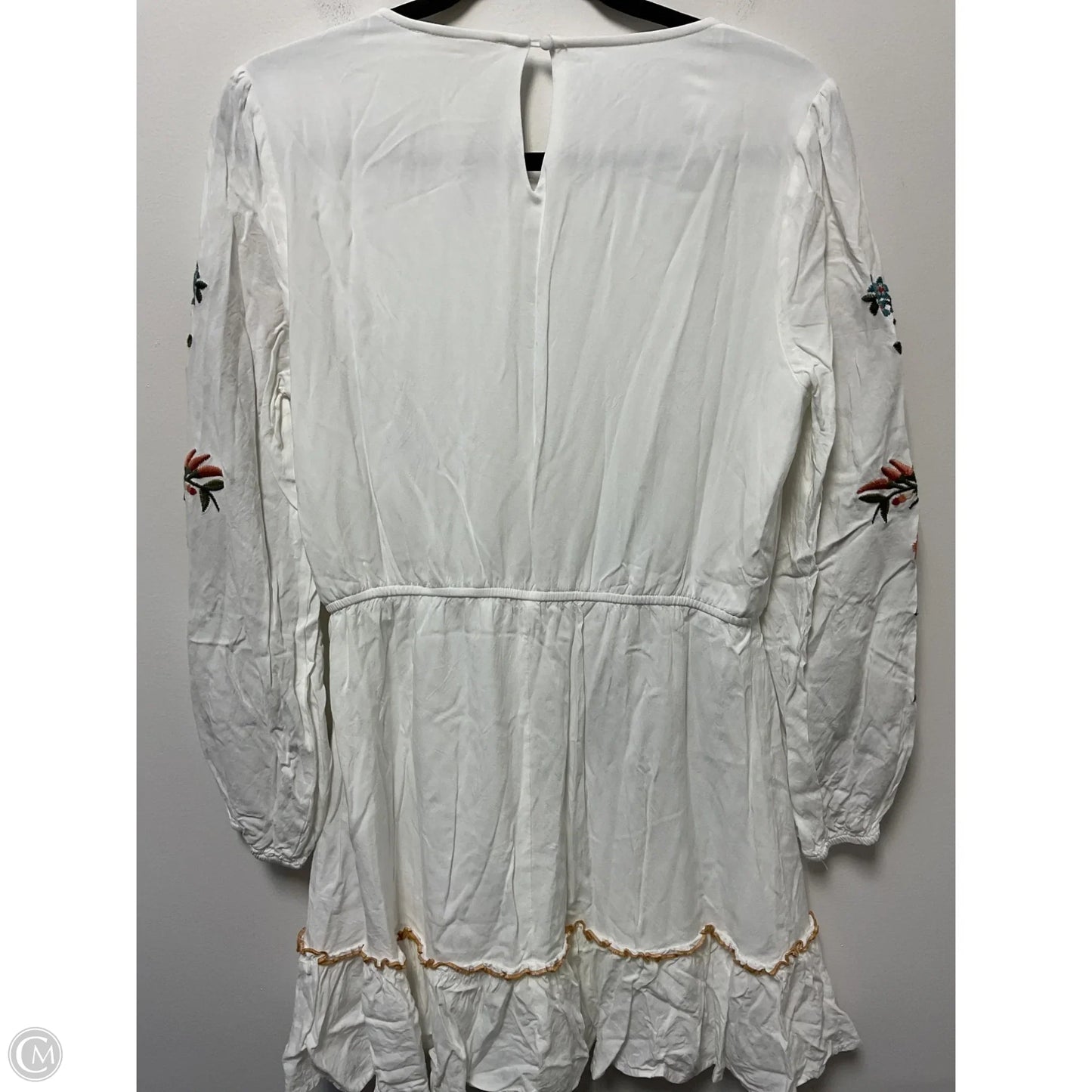 Dress Casual Midi By Savanna Jane In White, Size: L