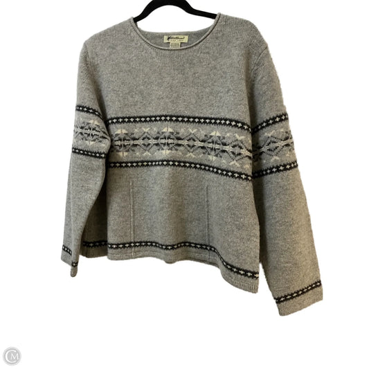 Sweater By Eddie Bauer In Grey, Size: Xlp