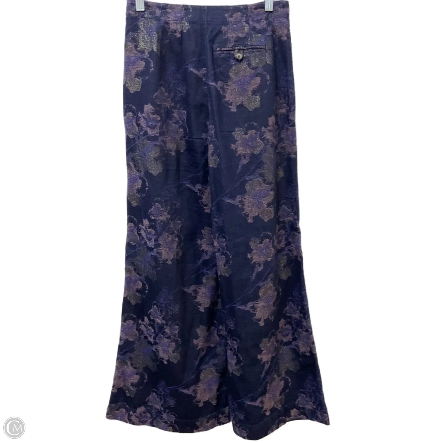 Pants Wide Leg By Pilcro In Blue & Gold, Size: 4