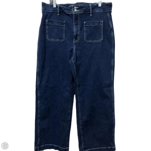 Jeans Wide Leg By Old Navy In Blue Denim, Size: 16