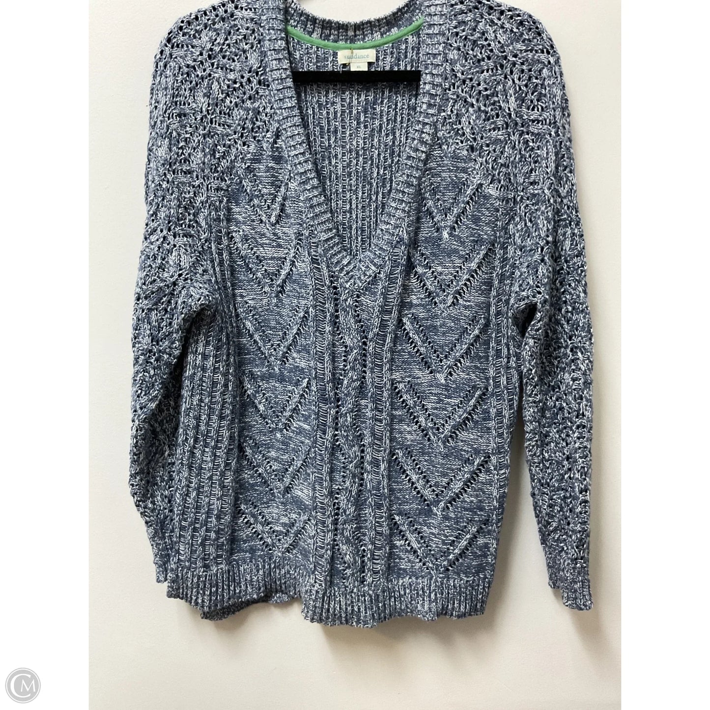 Sweater By Sundance In Blue & White, Size: Xl