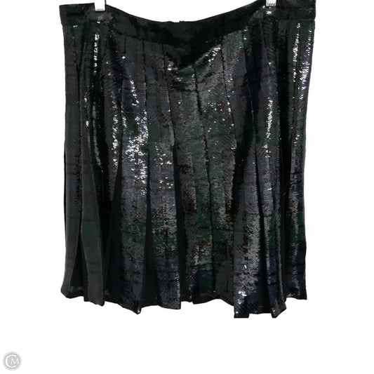 Skirt Mini & Short By Ralph Lauren Black Label In Blue & Green, Size: Xl