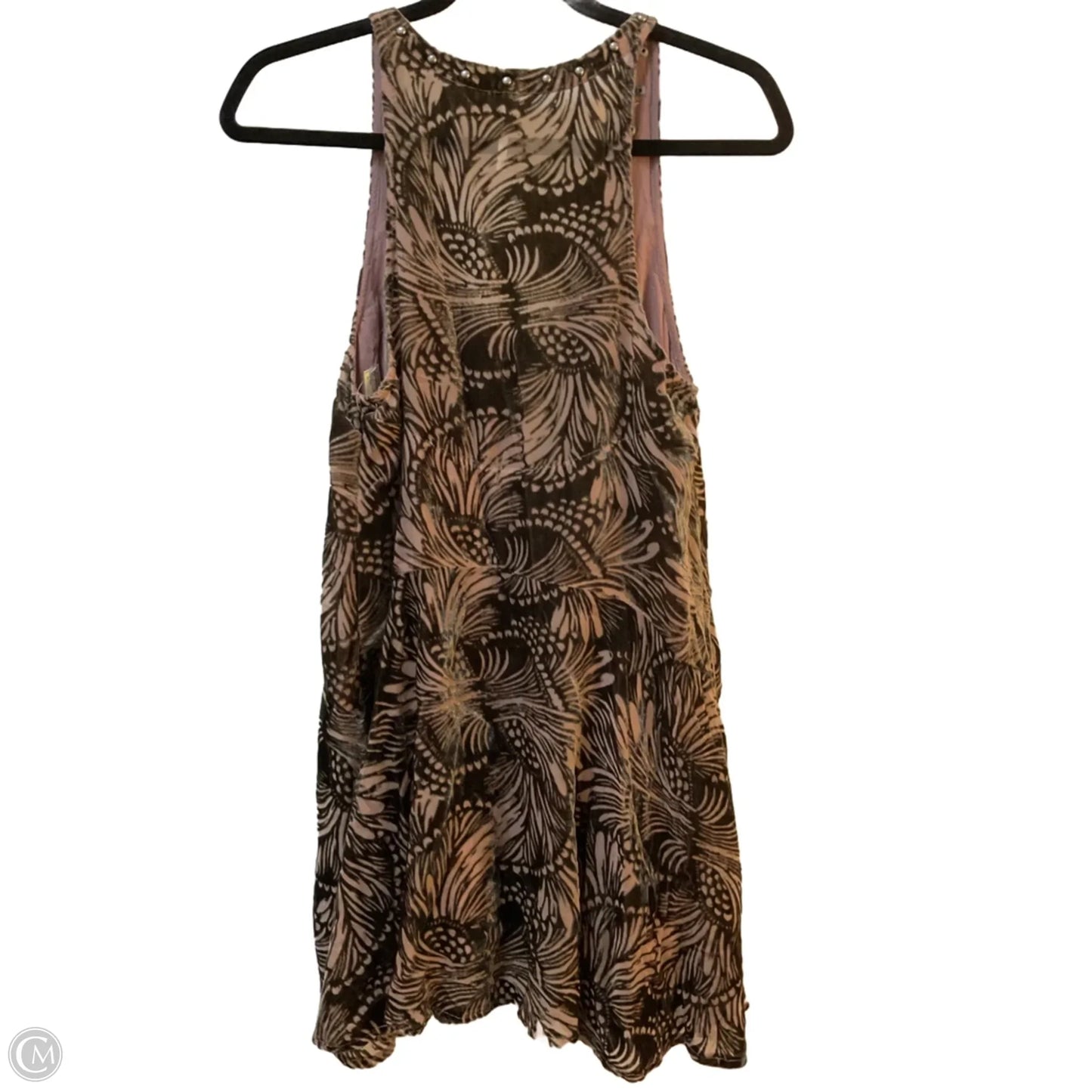 Top Sleeveless By Free People In Brown & Tan, Size: Xs