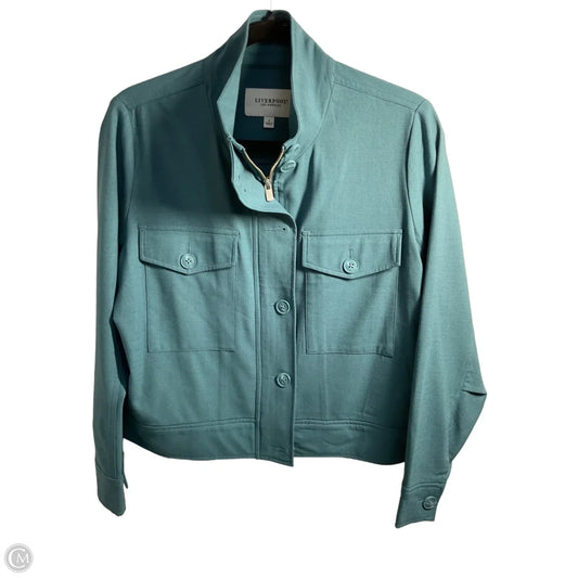 Jacket Other By Liverpool In Teal, Size: S