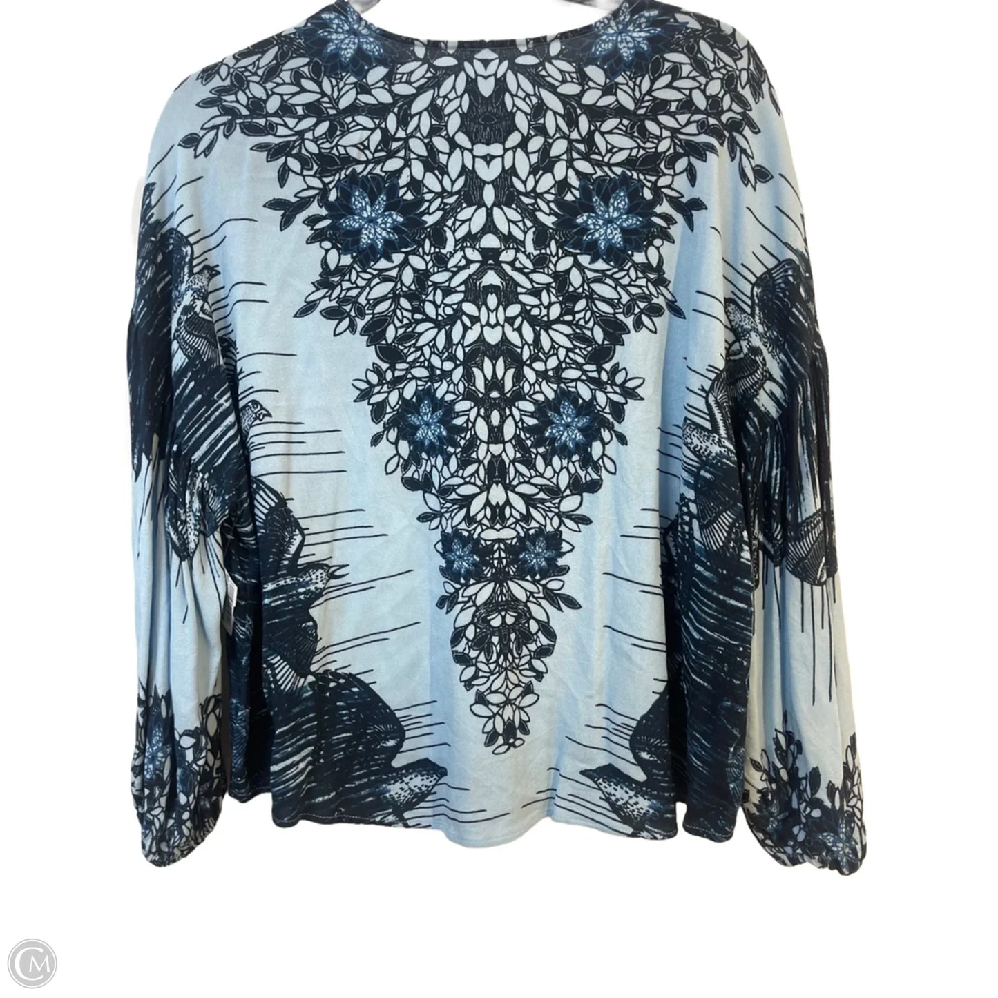 Top Long Sleeve By Free People In Blue, Size: Xs