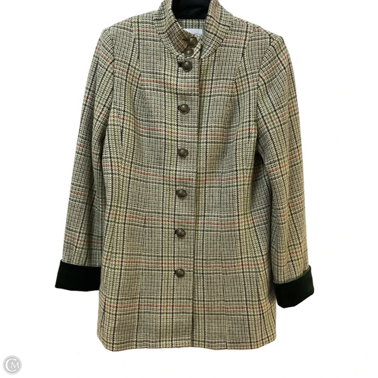 Blazer By Soft Surroundings In Plaid Pattern, Size: S