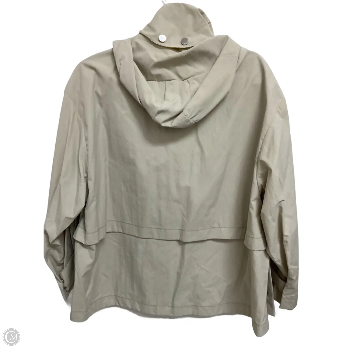 Jacket Windbreaker By Cmc In Beige, Size: S