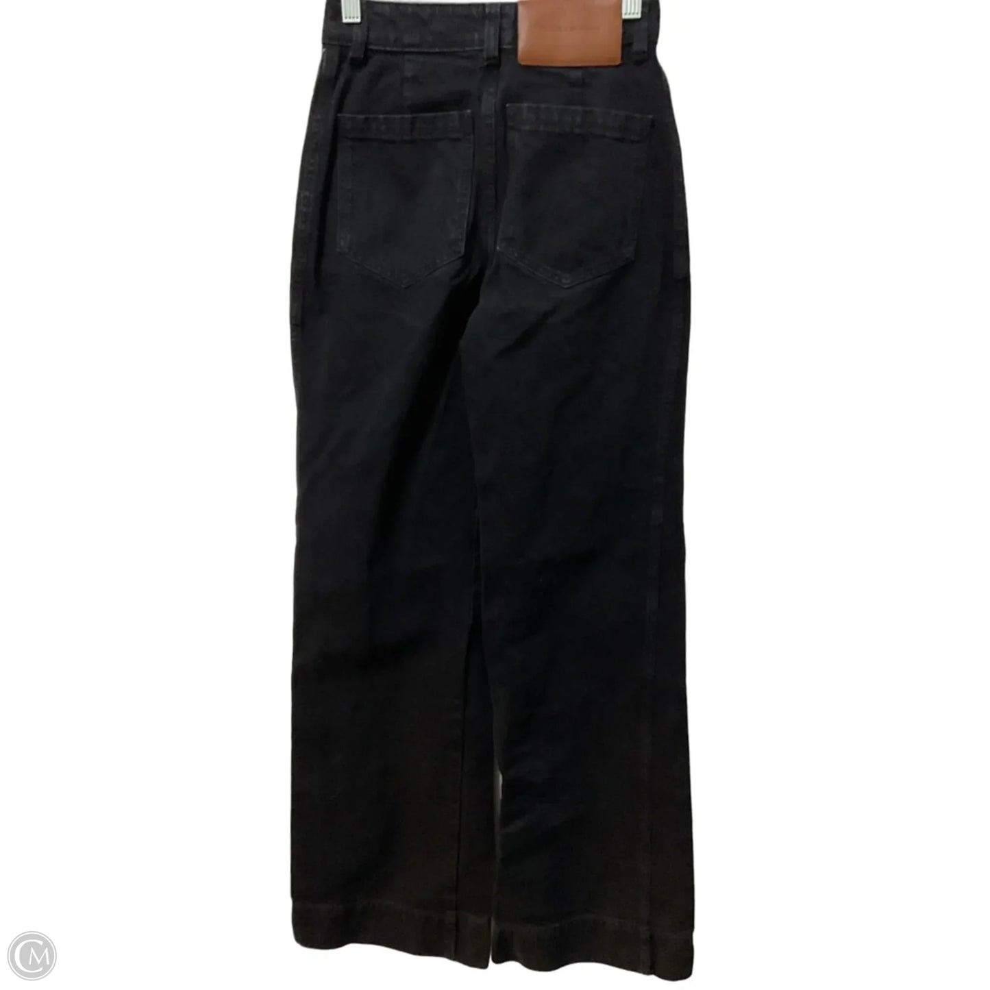 Jeans Wide Leg By Cmb In Black Denim, Size: 0