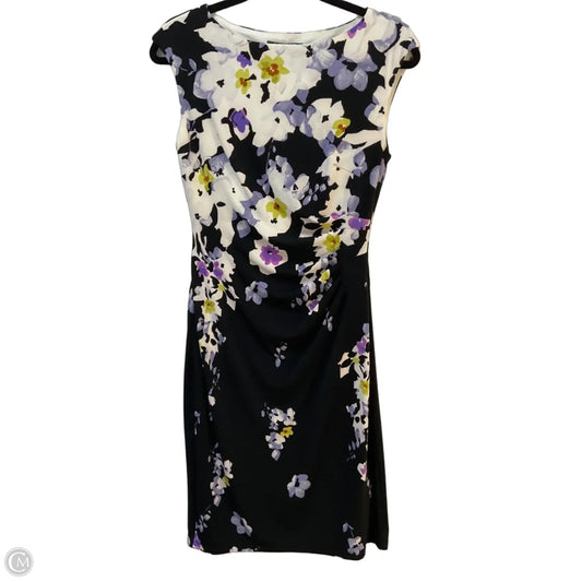 Dress Party Midi By Lauren By Ralph Lauren In Floral Print, Size: S