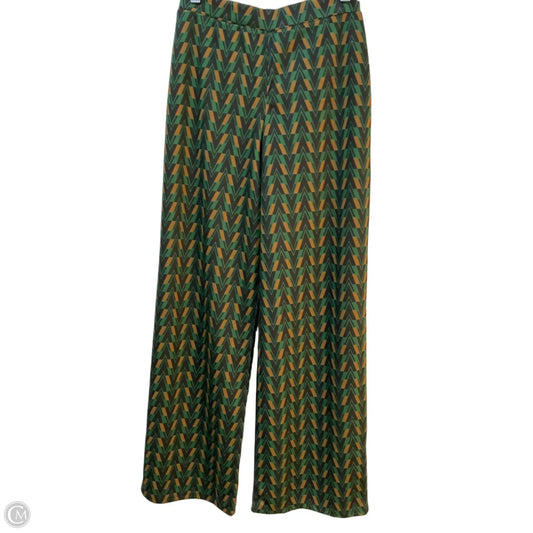 Pants Wide Leg By Cmc In Black & Green, Size: S