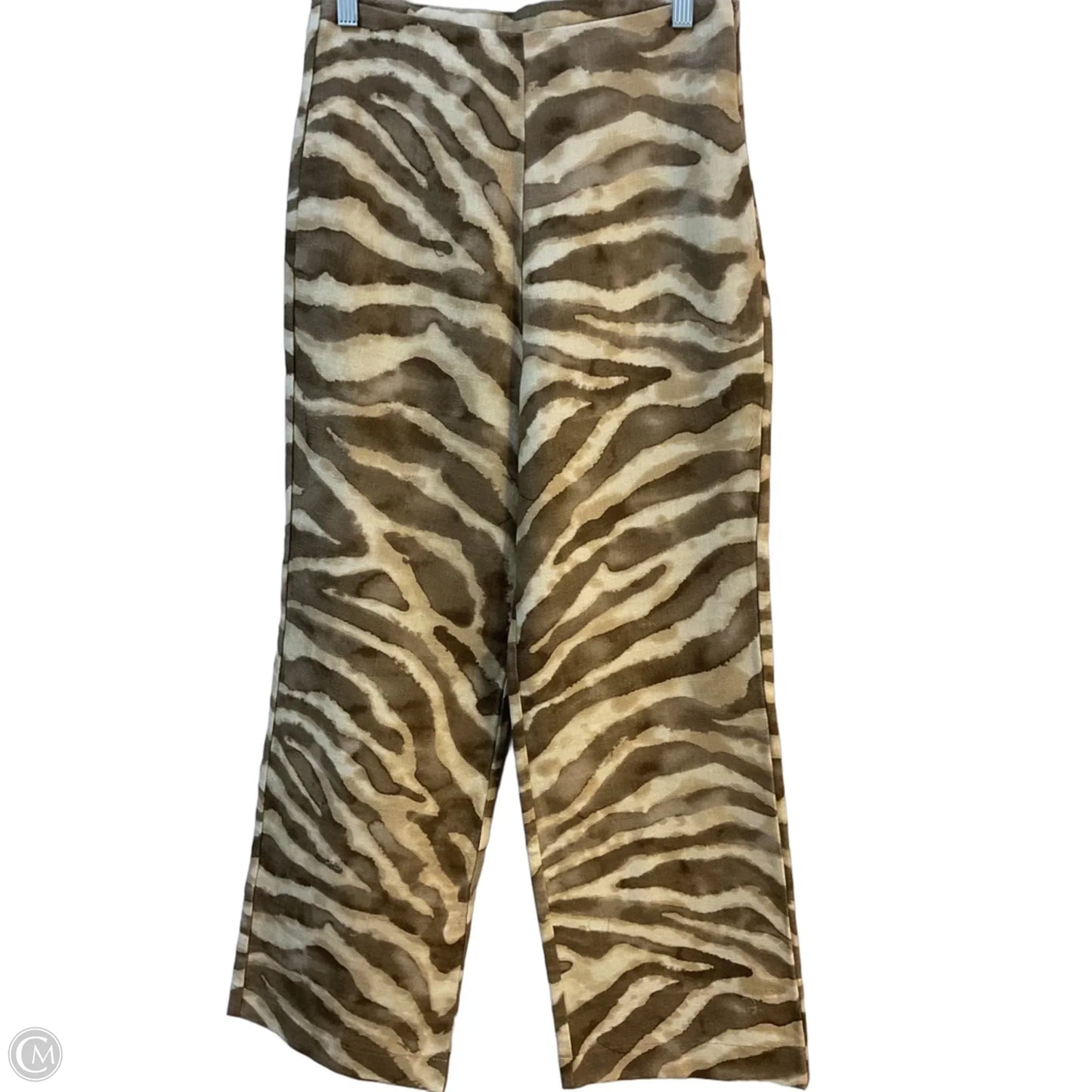 Pants Wide Leg By Cmc In Zebra Print, Size: S