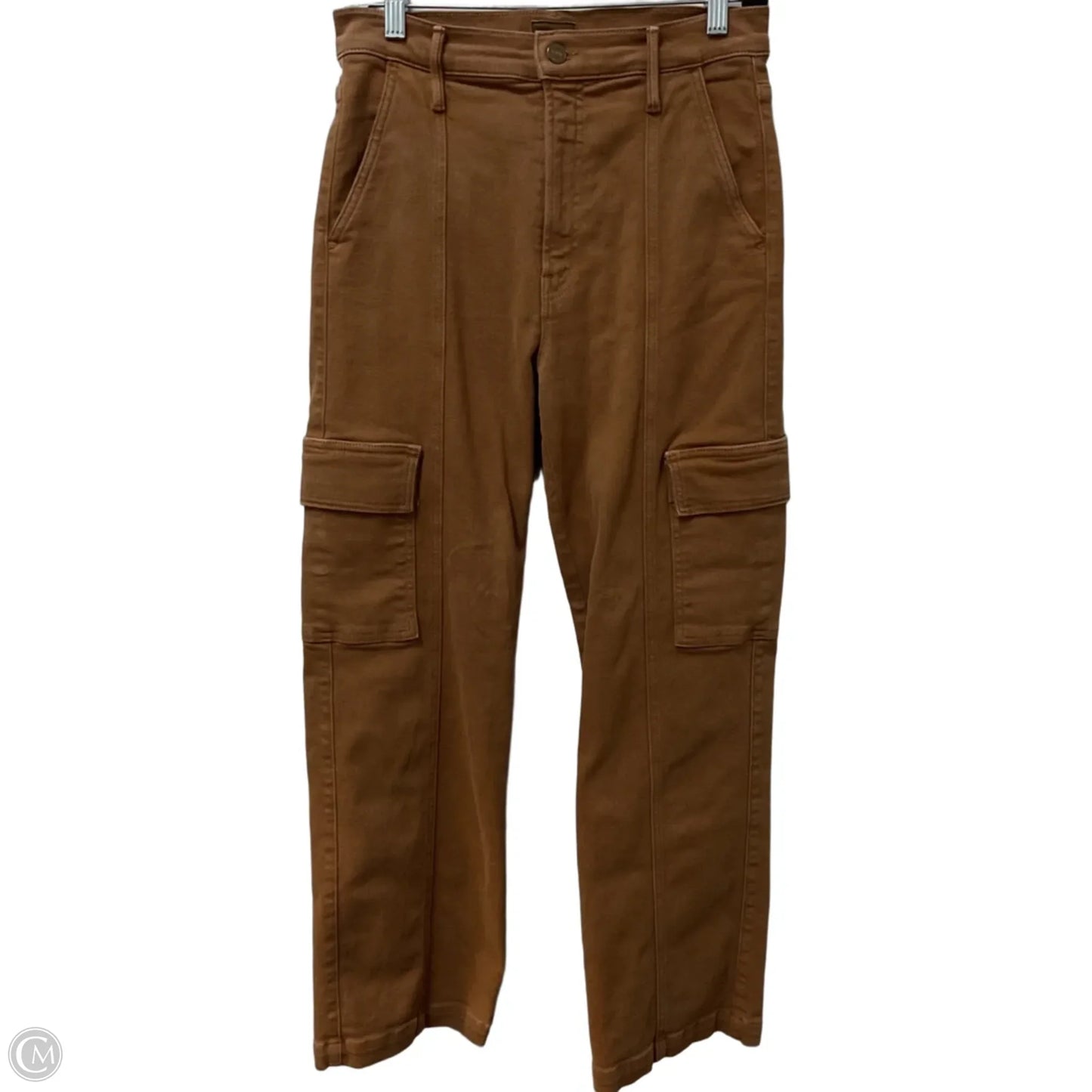 Jeans Straight By Mother In Orange Denim, Size: 4
