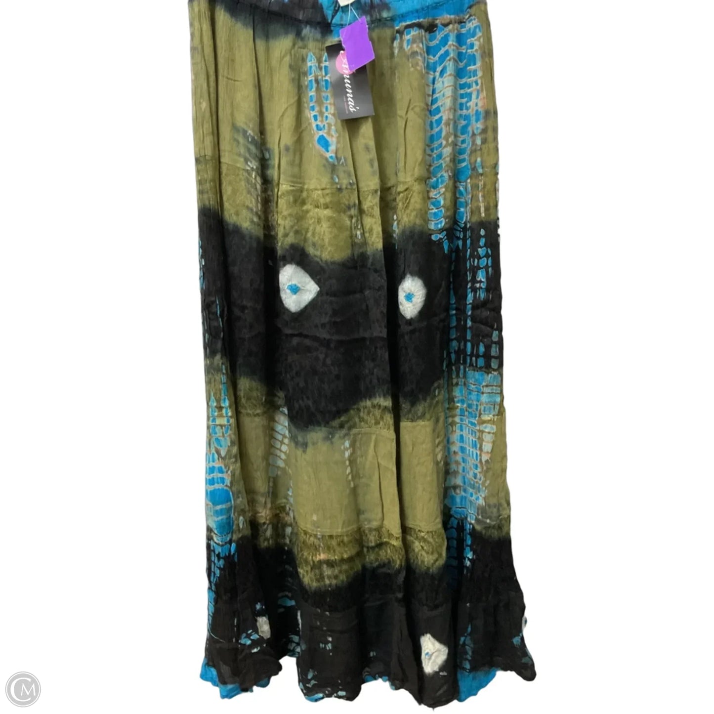Skirt Maxi By Clothes Mentor In Tie Dye Print, Size: L