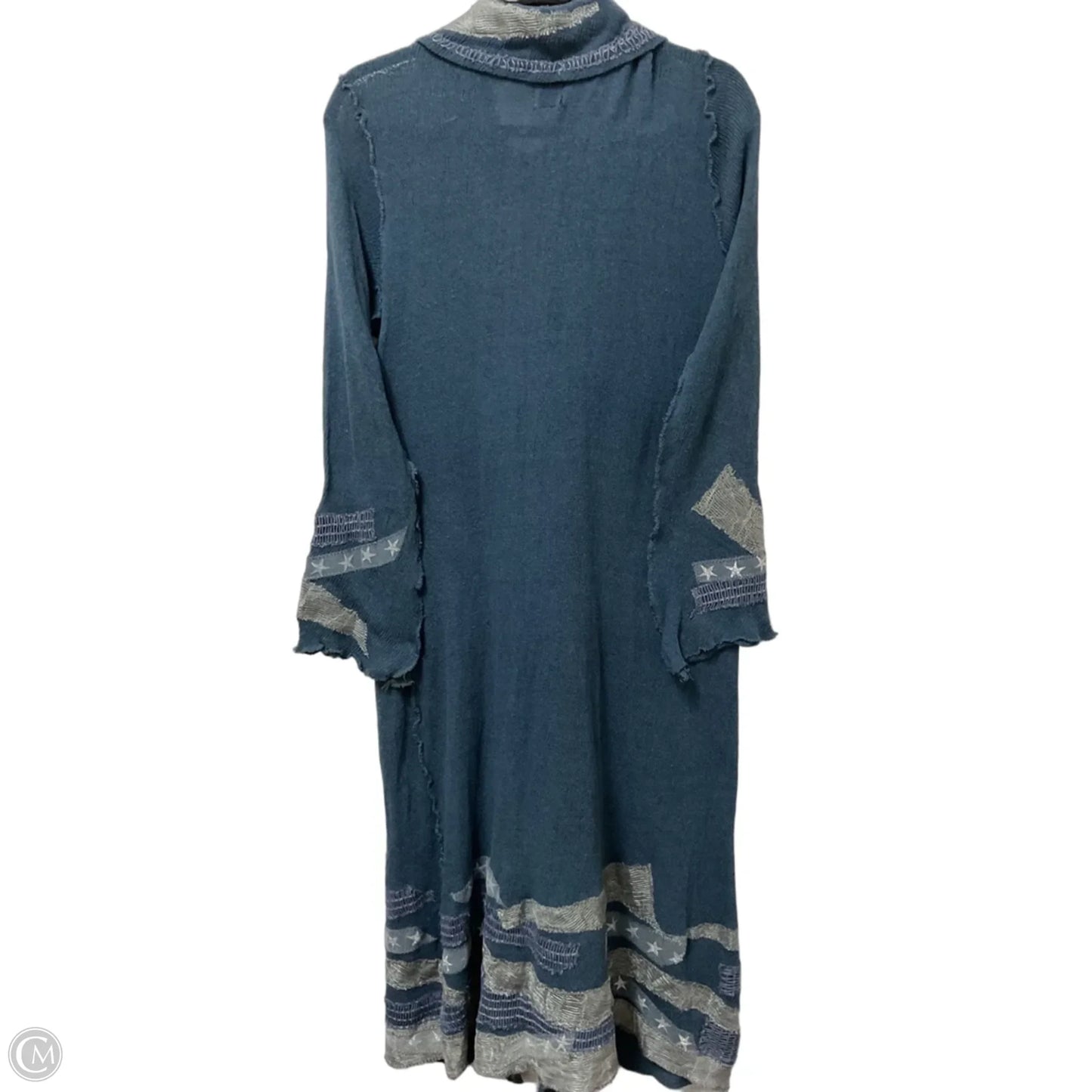 Sweater Cardigan By Clothes Mentor In Blue, Size: M
