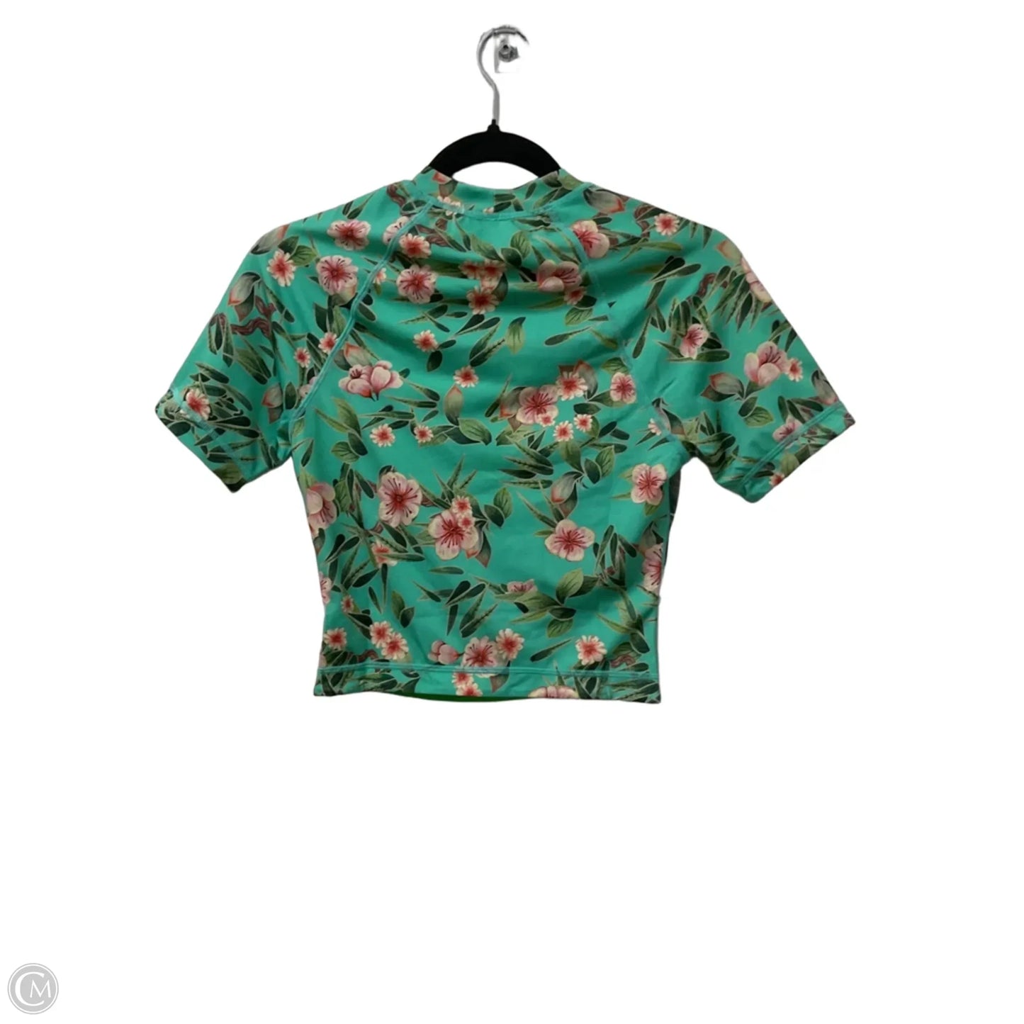 Swimsuit Top By Hah In Tropical Print, Size: S
