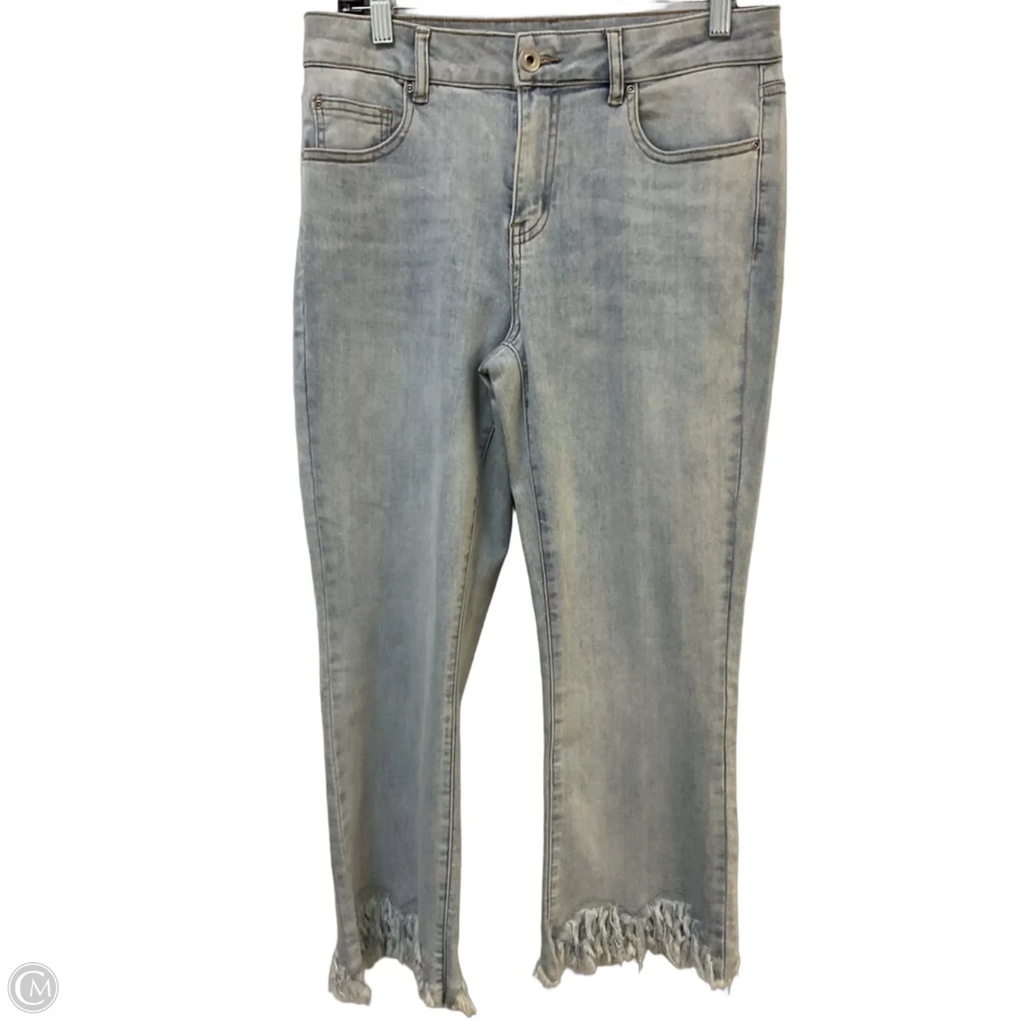 Jeans Cropped By Charlie B In Blue Denim, Size: 8