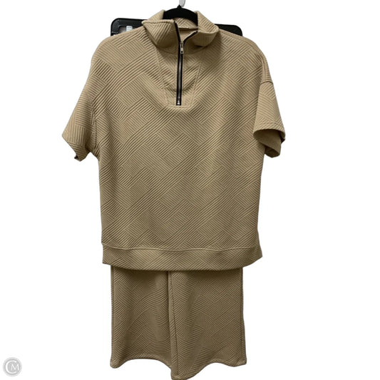 Pants Set 2pc By Clothes Mentor In Tan, Size: S