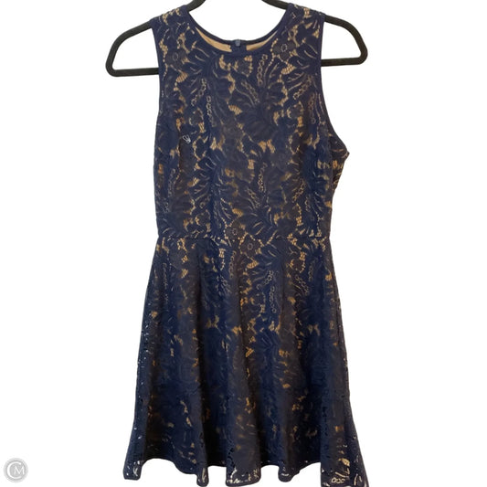 Dress Party Midi By Banana Republic In Navy, Size: Xsp
