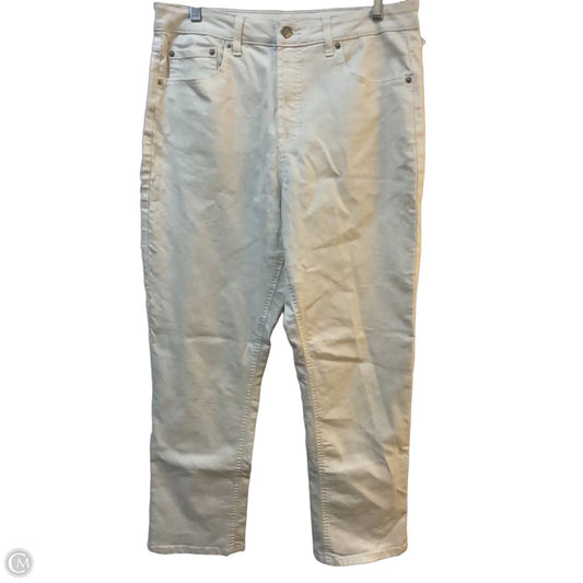 Jeans Designer By Frye In White Denim, Size: 8