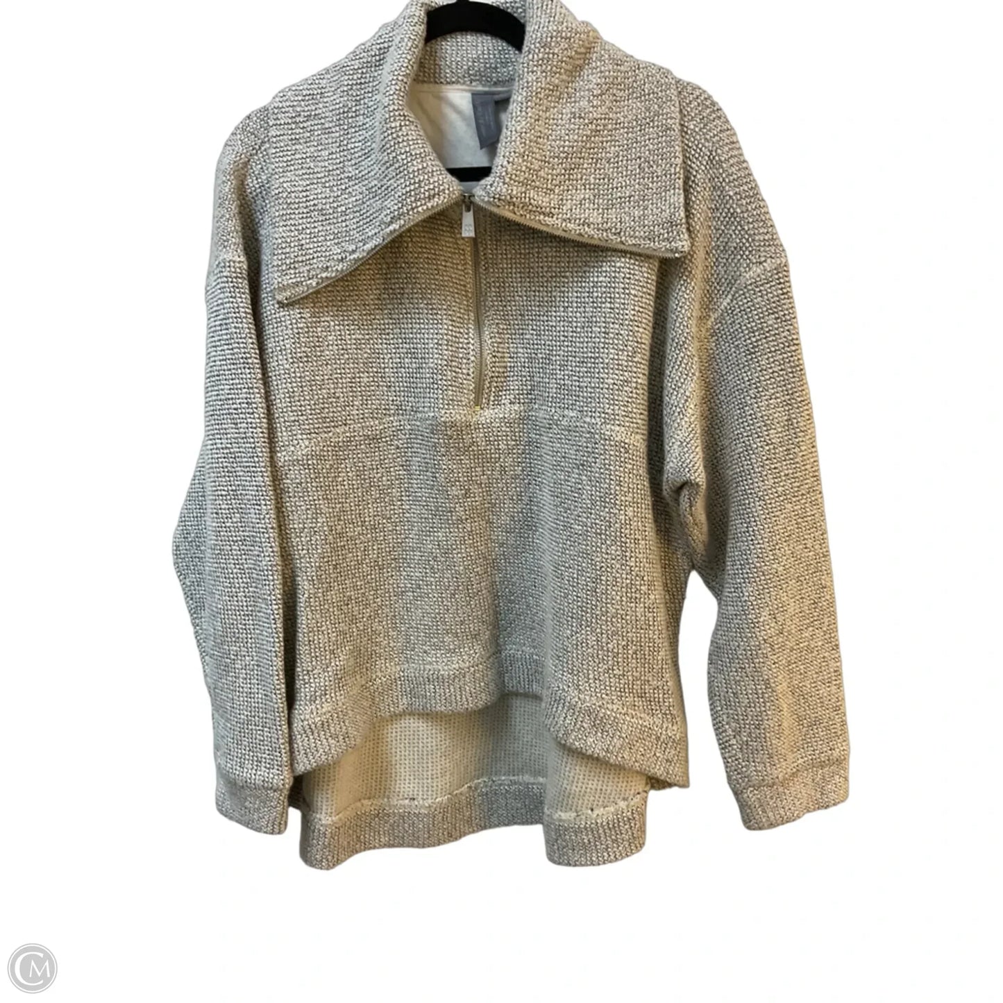 Sweatshirt Collar By Sweaty Betty In Black & White, Size: M