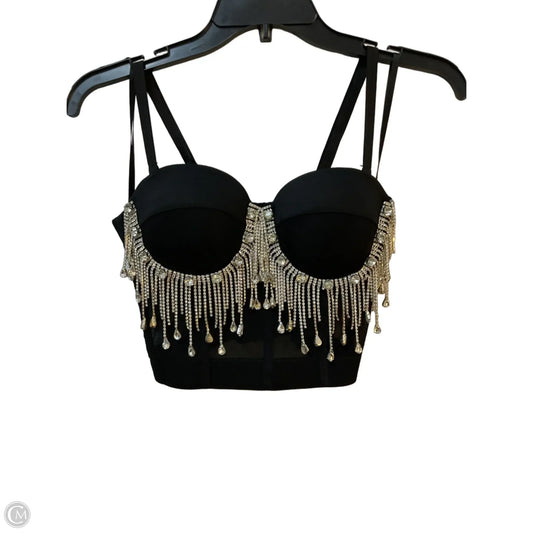 Top Sleeveless By Clothes Mentor In Black, Size: S