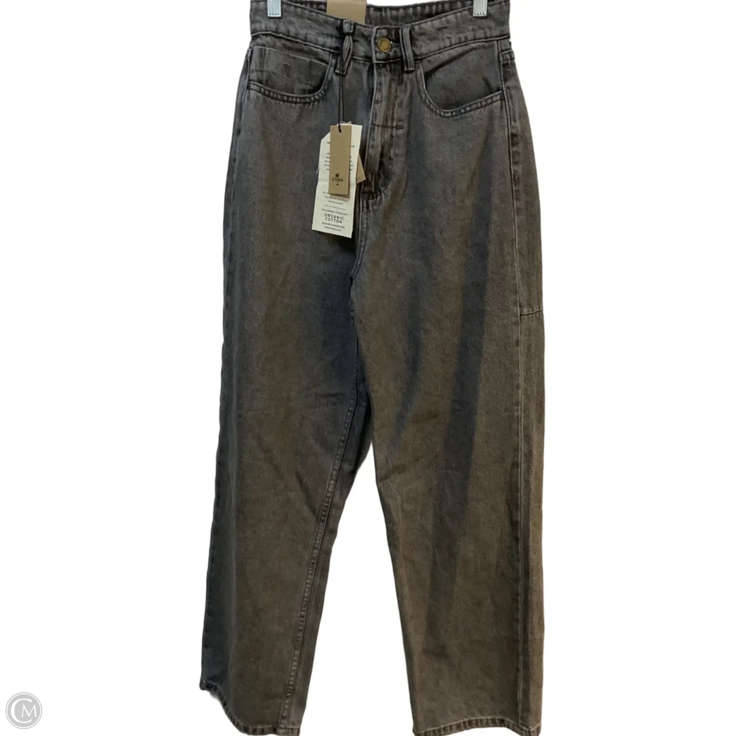 Jeans Wide Leg By Clothes Mentor In Grey Denim, Size: 2